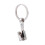 4X Trendy Car Engine Piston Keyring Chain Keychain Key Fob Silver 3