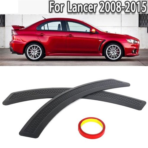 8Pcs Car Front  Side Vent Sticker Cover EVO Style for  Lancer 2008-2015 1