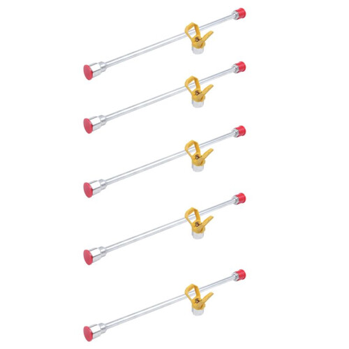 5Pc 20 Inch Airless Sprayer Paint Tool Extension Pole 50cm with Tip Guard Nozzle