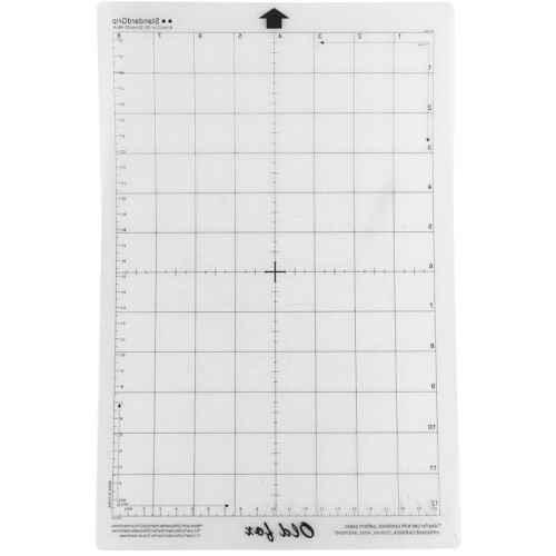 12Pcs Cutting Mat Adhesive Mat with Measuring Grid 8 By 12-Inch for Silhouette Cameo  Explore Plotter Machine 2