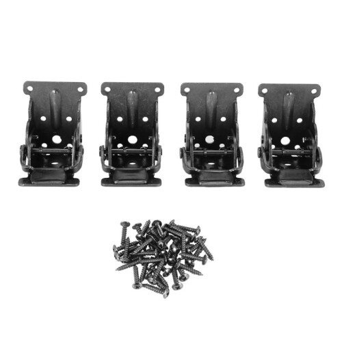 20Pcs Collapsible Support Frame Self-Locking Hinge Table Leg Fittings and Gussets - for Folding Legs Folding Workbench 2