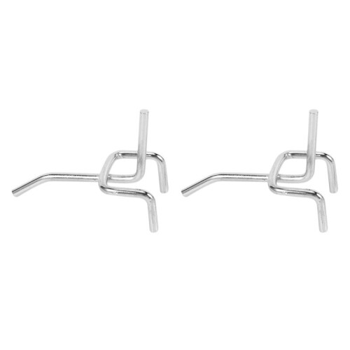 200Pcs Durable Carbon Steel Practical Pegboard Hooks Garage Workshop Storage Garage Work Shop Display Hanging Tool 2
