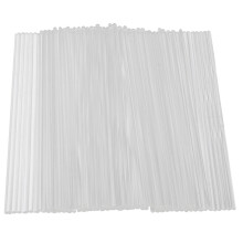 100 Piezas de Varillas de AcríLico de Piruletas de 6 Pulgadas Varillas de AcríLico Reutilizables Transparentes para Hacer Piruletas Pasteles Dulces