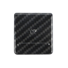 Cigarette- Lighter Trim Cover ABS Sticker Interior Accessories for Mustang 2010 2011 2012 2013 2014 (Carbon Fiber)