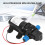 Black  12V 60W high-pressure  membrane water pump automatic shutdown 5L / min 2