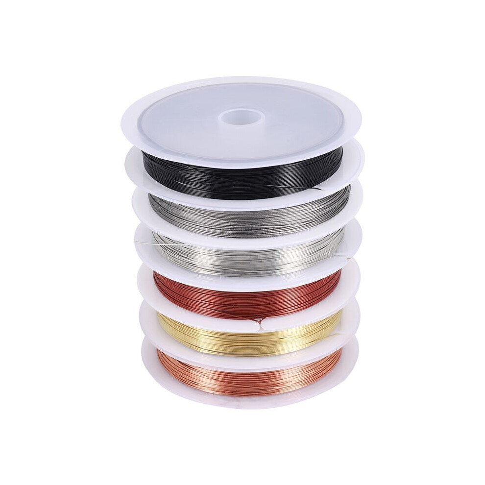 Istovo 6 Pack Jewelry Beading Wire For Jewelry Making Supplies And (24 Gauge)