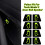 8Pcs/Set for  Model 3 Car Door Open Exit Sticker Luminous Button Sticker Kit 2