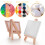 24Set Artists 5 Inch Mini Easel +3 X3 Canvas Set P 9