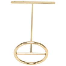 ÖRhäNgen Display Stativ Guld ÖRhäNgen Display Rack T-Shape ÖRhäNgen Showcase Gyllene Large
