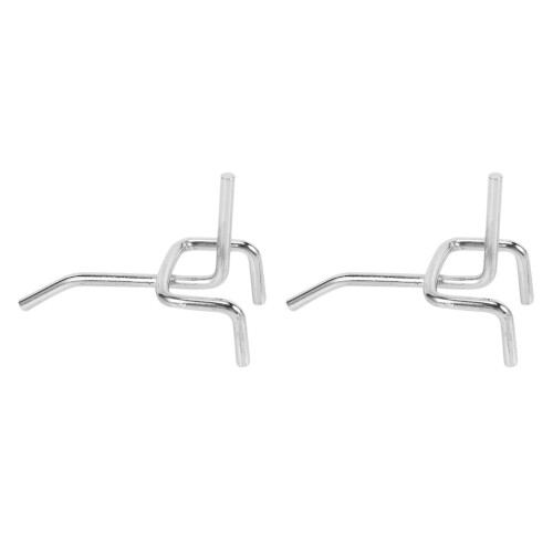 50Pcs Durable Carbon Steel Practical Pegboard Hooks Garage Workshop Storage Garage Work Shop Organization Display Hanging Tool 1