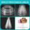 10 Tier  Macaron Macaron Display Stand Round Cake Stand PVC Tray Birthday Wedding Display Rack Cake Decorating Tools 6