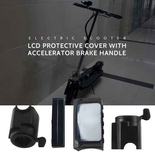 Lcd Display Protect Shell Cover With Accelerator Brake Handle Led Light Cover For  S1 S2 S3 Electric Scooter 2