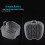 White Denture Case, Denture Cup with Strainer, Denture Bath Box False Teeth Storage Box with Basket Net Container Holder for Travel 4