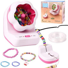 Automatische Kleikralenkom voor Het Maken van Armbanden, Kleikralenspinner met Naald en Draad voor Sieradenambachten