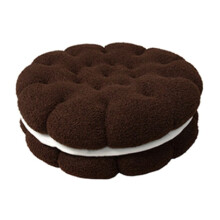Rond Sierkussen Pluche Koekje Vloerkussen Biscuit Dik Zitkussen Rond Vloerkussen Yoga Meditatie Pad-D