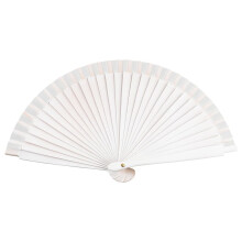 E-Plain Pure Wood Folding Fan Modern Classical Dance Performances Hand Fan Art  Home Ornaments