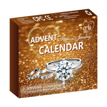 Calendrier de Compte à Rebours de Noël, Boucles D'Oreilles, Bracelets, Accessoires, Ensemble de Boucles D'Oreilles et Collier de Noël 24 Jours pour