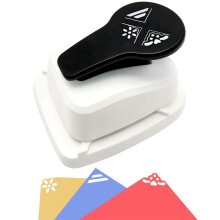 Perforadora de Papel con Encaje 3 en 1 para Decorar Esquinas de Manualidades, Ideal para Álbumes de Recortes y Tarjetas.