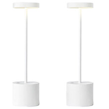 Cordless Table Lamp Rechargeable Dimmable LED Desk Lamp I- Desk Lamp Bedside Lamp Portable Desk Lamp