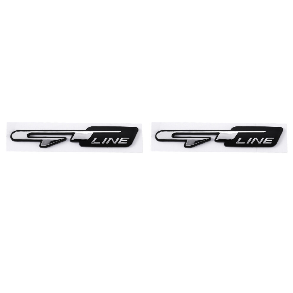 2X Cool 3D Car Style Sticker Letters Sticker For Rear Trunk Car Doors Stickers 6033506288669