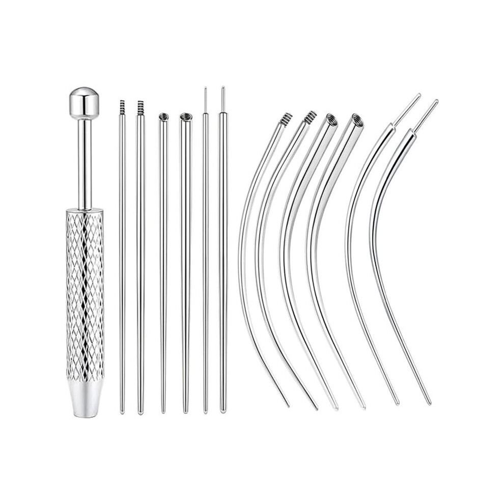 Istovo Piercing Grabber Tool,14G 16G 18G 20Gpiercing Taper,Surgical Steel Piercing Changing Tool For Stud Earring