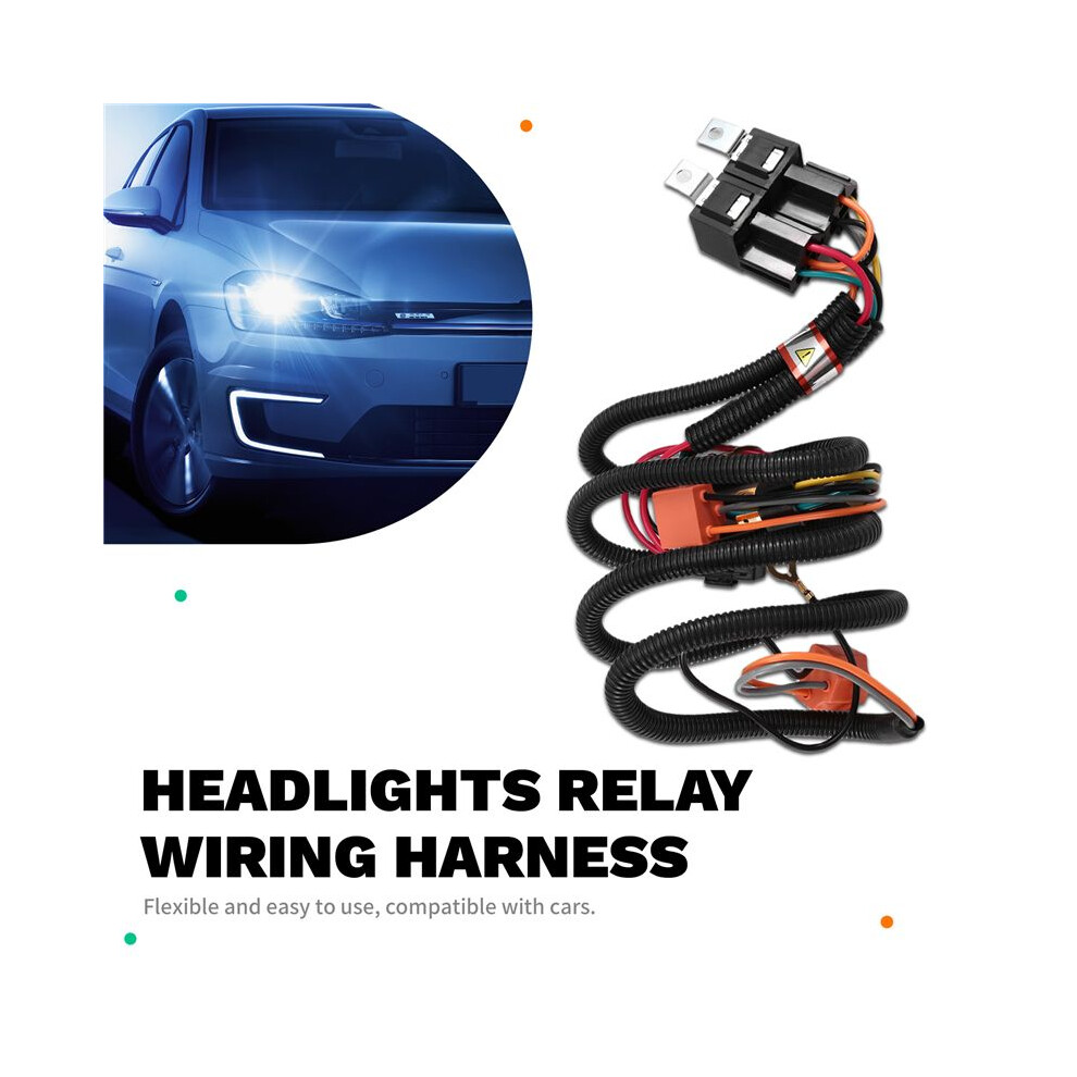 Car H4 12V Led Headlights Relay Wiring Harness Kit Low Enhancer Car Accessories 4711397562342