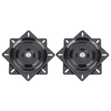2X 6 inch boat swivel plate fishing boat marine rotation 360 degree rotation universal set 15.4 x 15.4 x 2 cm
