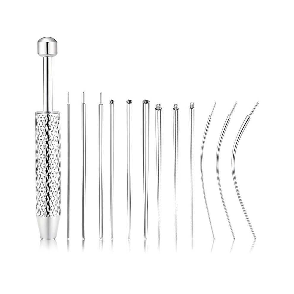 Istovo Piercing Tapered Grabbing Tool For 14G 16G 18G 20G Stainless Steel Flat Back Earring Applicator Tool