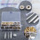100 Set Leather Snap Fasteners Kit, 12.5Mm Metal Button Snaps Press Studs, 4 Color Leather Snaps for Clothes, Bags 7