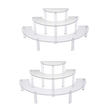 3X Transparent Removable Acrylic Cake Display Stand for Party Round Cupcake Holder Bakeware Wedding Birthday Party