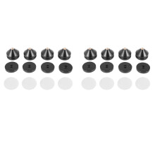 2 Sets Speaker Loudspeaker Spikes Stand Feets Audio Speaker Repair Parts Turntable Stand Shock Pin Nails and Pads