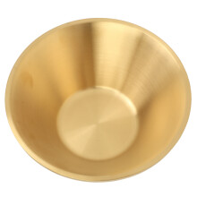 Exquisite Gold Edelstahl Salatschüssel 18cm Doppelwandig für die Küchenvorbereitung