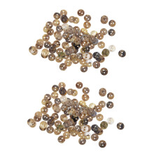 200 x 8 mm Pearl Buttons of Pearl Shell Round Heads