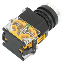 20Pcs 22mm Mount 10A 380V DPST Red Green Momentary Push Button