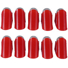 10PZ Lame in Acciaio Inox per Pelapatate Elettrico per Verdure (Rosso)