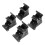 8Pcs Collapsible Support Frame Self-Locking Hinge Table Leg Fittings and Gussets 3