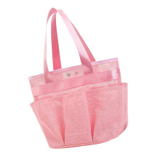 Large Capacity Mesh Shower Bag For Women And Girls College Dorm, Swimming, Camping, Bath Organizers, QuickDry Handbag