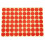 6set 19mm Circles Round Code Stickers Self Adhesive Sticky Labels Red 4