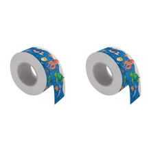 2 Roll Borders Stickers, Ocean Animal Board Borders, for Decorate Bulletin Boards,Walls,Desks,Window,Doors 65.6Ft