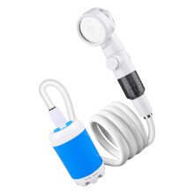 Portables Outdoor Shower Rechargeable 4000mAh Battery Adjustable Water Pressure For Camping Hiking Travel Pet Bathing