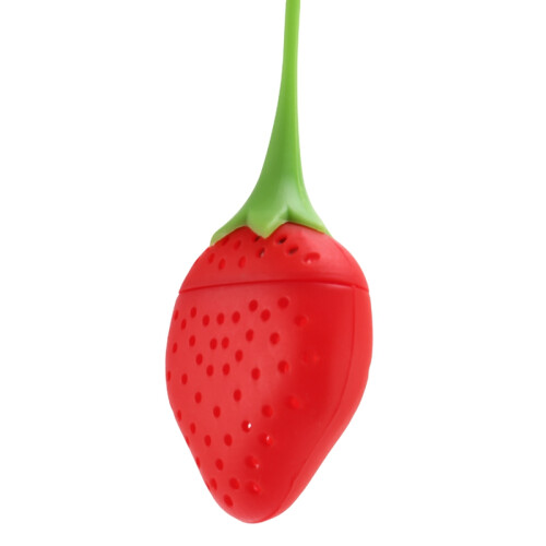 fragola disegno Silicone Te' Infuser Filtro 2