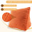 Solid Color Reading Backrest Cushion Wedge Pillow Thick Lumbar Back Pad 4