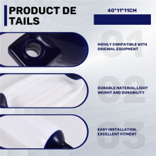 1Pcs Amortisseur  De Baril Anti-Collision De Bateau De PVC De Protection UV De Protection De Navire De Protection UV De 400X110 MillimÈTres