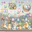 1Set Happy Easter Window Stickers Cute CartoonRabbit Easter Eggs Flowers Glass Sticker Easter Decoration 2