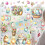 1Set Happy Easter Window Stickers Cute CartoonRabbit Easter Eggs Flowers Glass Sticker Easter Decoration 3