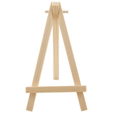 48 Pack  Wood Display Easel Wood Easels Set for Paintings  Small Acrylics Oil Projects