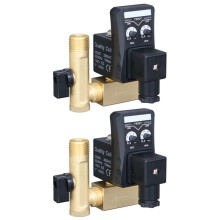 2X 1/2 Zoll Dn15 Elektrische Timer Auto Wasser Ventil Magnet Elektronisches Ablass Ventil für Luft Kompressor Kondensat