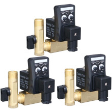 3X 1/2 Zoll Dn15 Elektrische Timer Auto Wasser Ventil Magnet Elektronisches Ablass Ventil für Luft Kompressor Kondensat