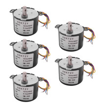 5X 50Ktyz Ac220V 10W 0.5A 2.5R / Min Dauermagnet Synchron Motor AC Untersetzungs Getriebe Motor Cw / Ccw