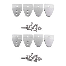 8 StüCke Upgrade Ersatz Teile Metall Hebe Lug RC Auto für 1/16 WPL B14 B24 B16 Lkw mit Schrauben Satz ZubehöR